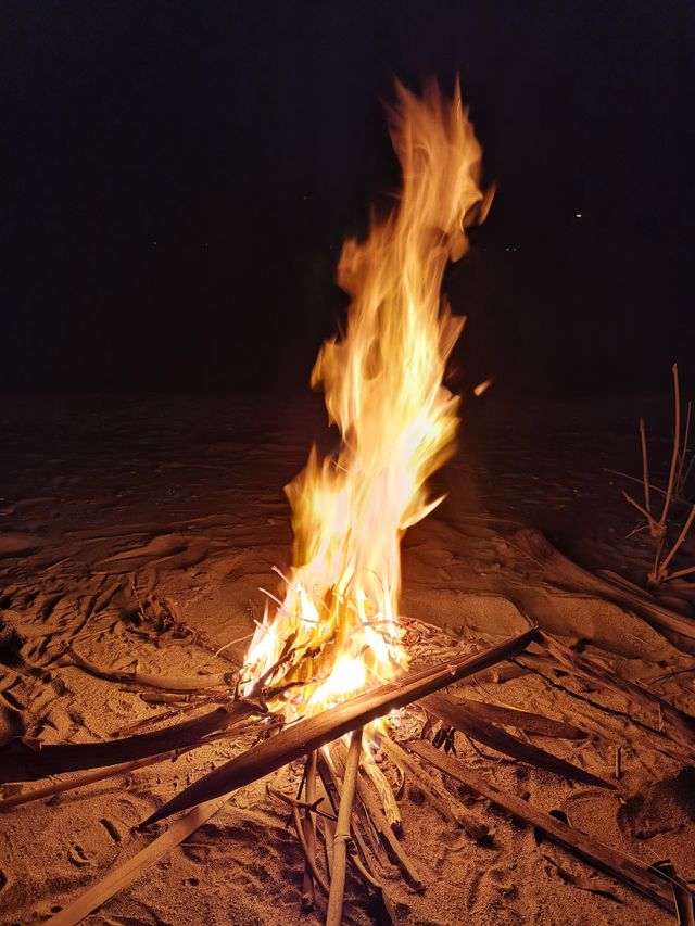 Huntington Beach bonfire